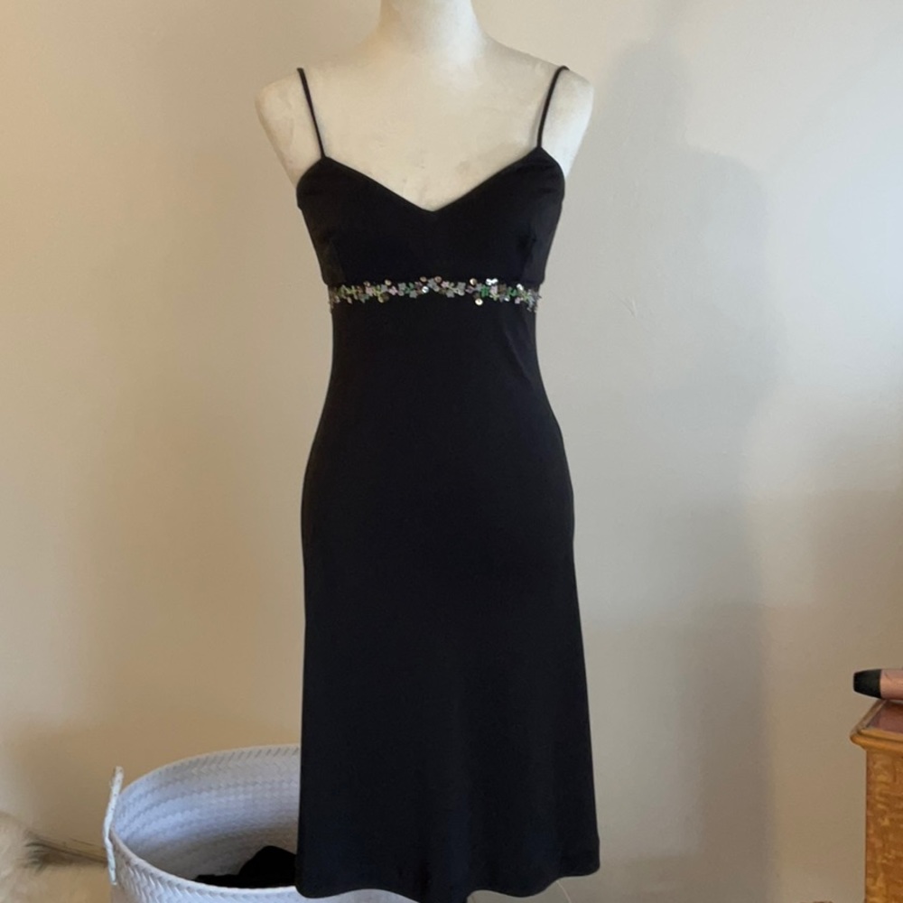 Versace black slipdress